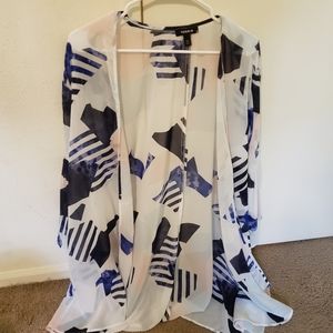 Plus artistic print shrug from torrid